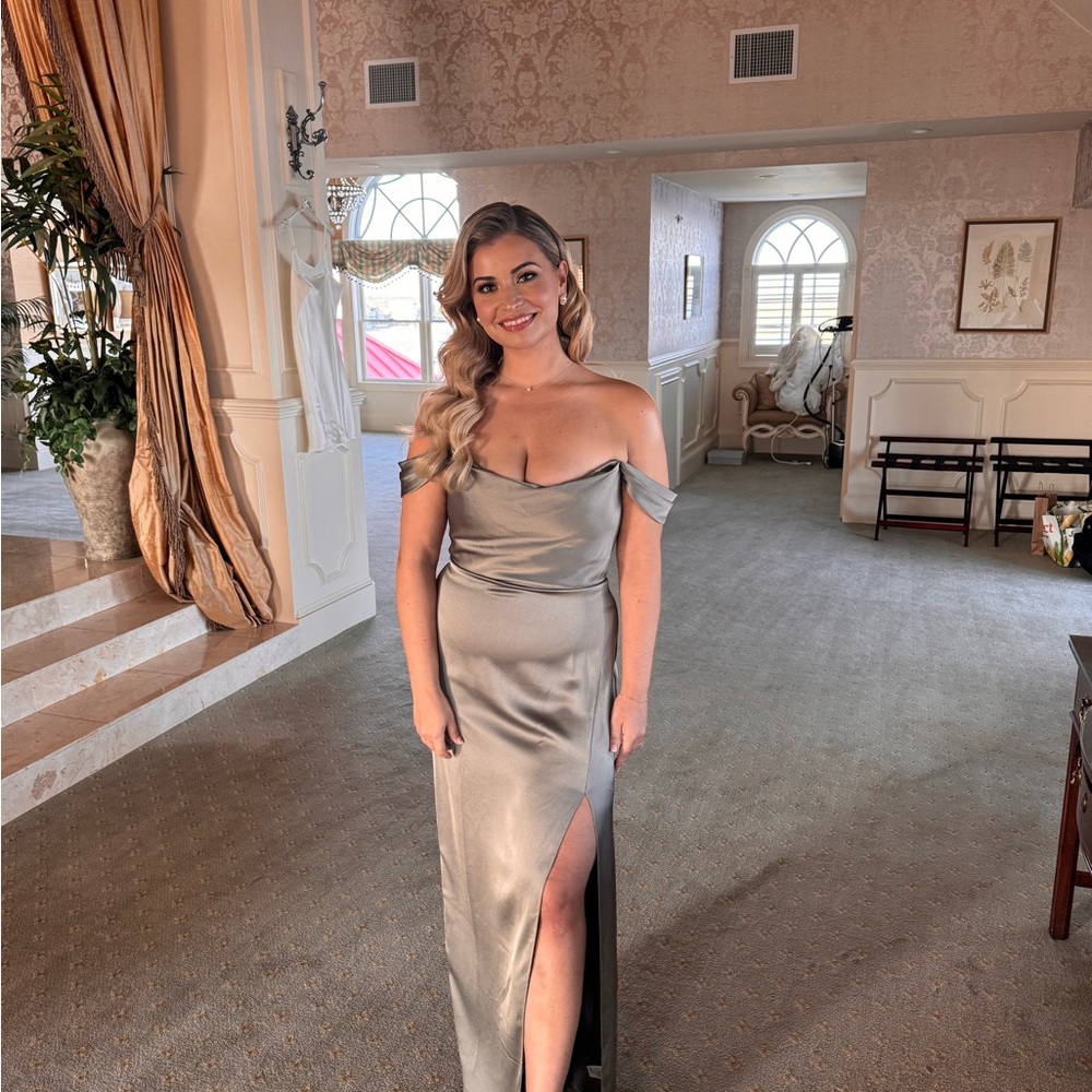 Jenny Yoo Strapless Moss Bridesmaid Dress